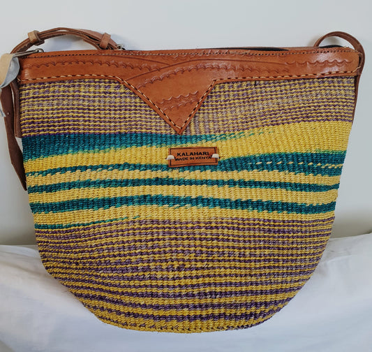 CORETTA COLOURFUL SISAL BAG – D